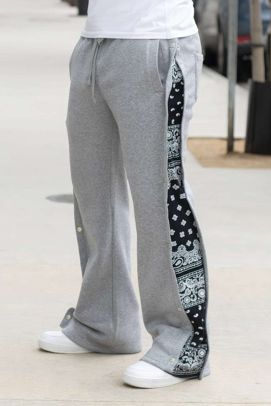 Flared Bandana Fleece Pants Upgrade Your Casual Style with Our Sweatpants
