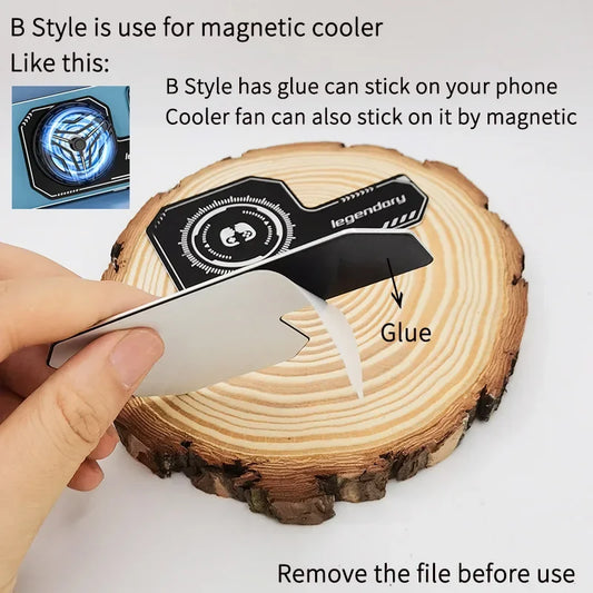 Cell Phone Cooler Magnetic Sticker