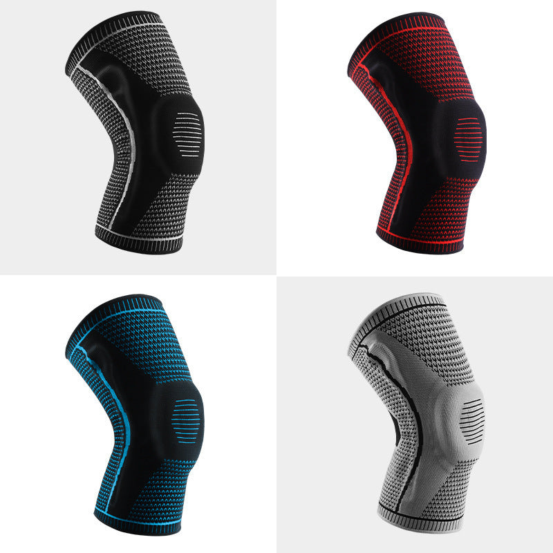 Knee Pad Support with Silicone Spring Stabilizer – Sports Patella Protector