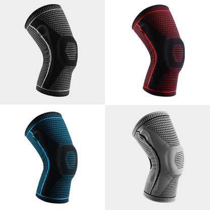 Knee Pad Support with Silicone Spring Stabilizer – Sports Patella Protector