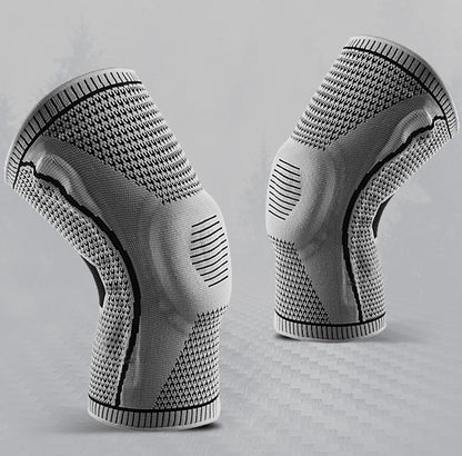 Knee Pad Support with Silicone Spring Stabilizer – Sports Patella Protector