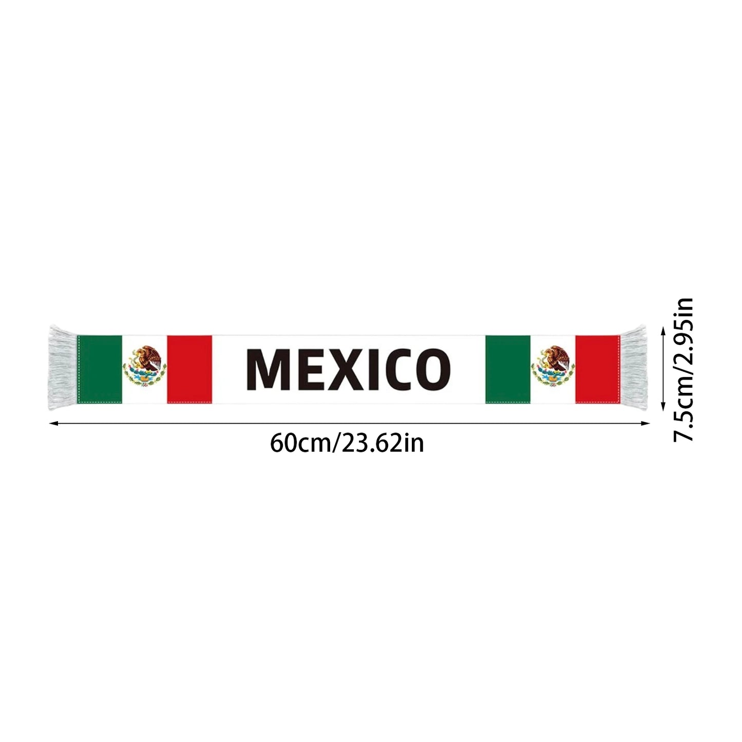 Mexico National Football Team Fan Scarf for Cheering and Support