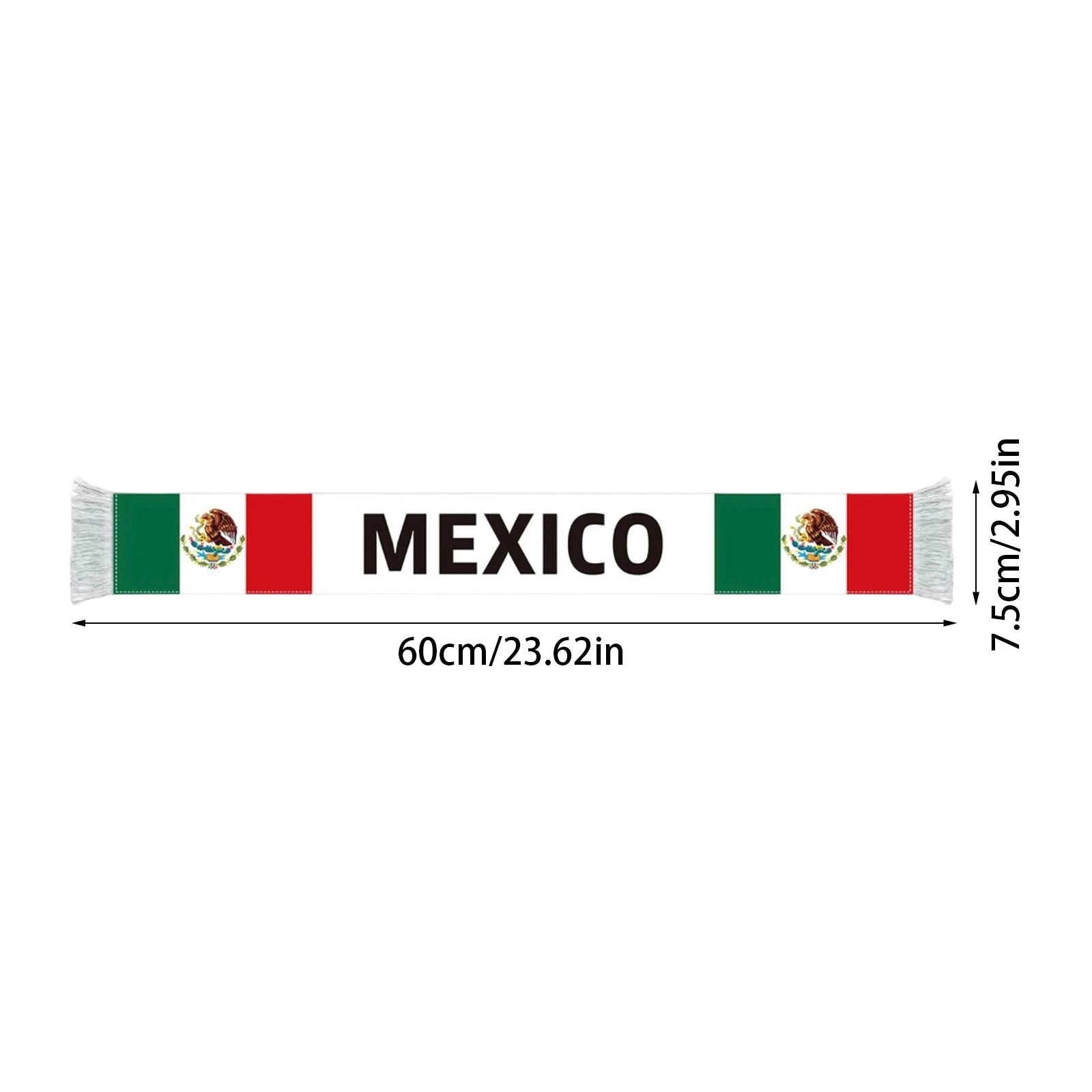 Mexico National Football Team Fan Scarf for Cheering and Support