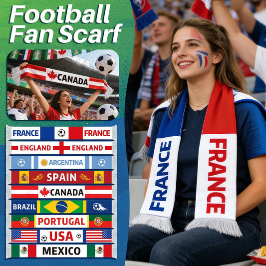 National Football Team Fan Scarf for Cheering and Support