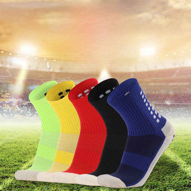 Dispensing socks non-slip football socks long tube thickened sweat-absorbent wear-resistant towel bottom sports socks manufacturers direct supply