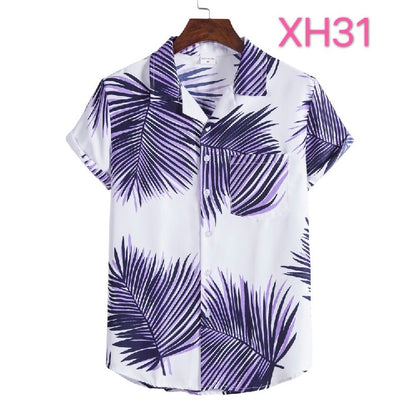 Men's Casual Beach Clothing Shirt Hawaiian Beach Style Suit Collar Short Sleeve durable, portable, adjustable, Jar Sealer, rechargeable