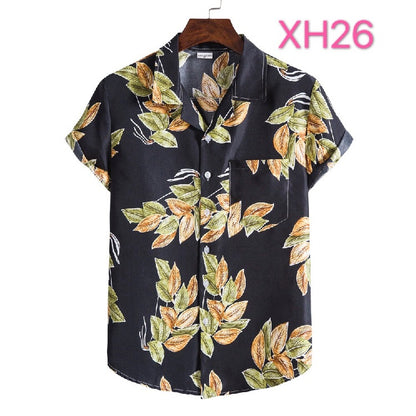 Men's Casual Beach Clothing Shirt Hawaiian Beach Style Suit Collar Short Sleeve durable, portable, adjustable, Jar Sealer, rechargeable