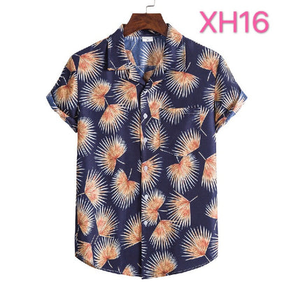 Men's Casual Beach Clothing Shirt Hawaiian Beach Style Suit Collar Short Sleeve durable, portable, adjustable, Jar Sealer, rechargeable