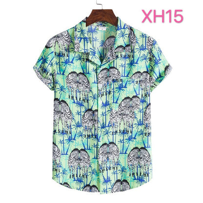 Men's Casual Beach Clothing Shirt Hawaiian Beach Style Suit Collar Short Sleeve durable, portable, adjustable, Jar Sealer, rechargeable