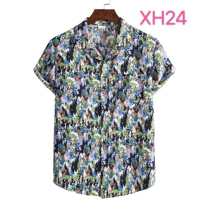 Men's Casual Beach Clothing Shirt Hawaiian Beach Style Suit Collar Short Sleeve durable, portable, adjustable, Jar Sealer, rechargeable