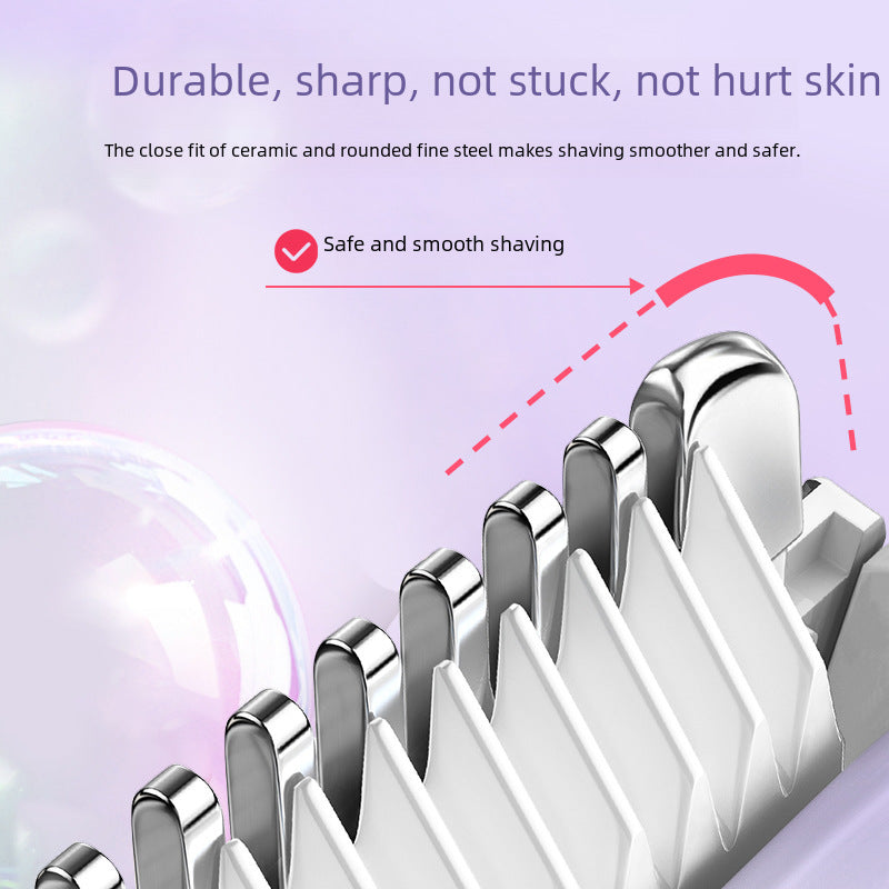 Women's Double-Head Electric Shaver: Pubic Hair Trimmer, Body Hair Removal