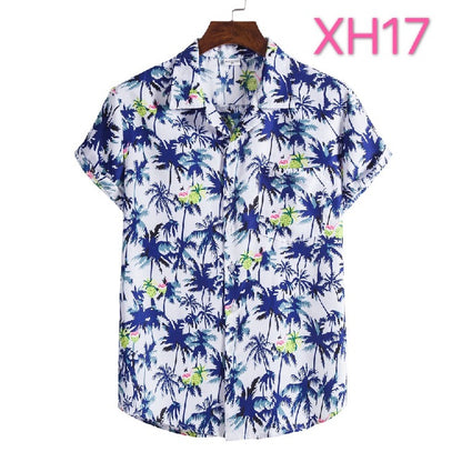 Men's Casual Beach Clothing Shirt Hawaiian Beach Style Suit Collar Short Sleeve durable, portable, adjustable, Jar Sealer, rechargeable