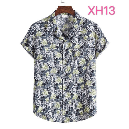 Men's Casual Beach Clothing Shirt Hawaiian Beach Style Suit Collar Short Sleeve durable, portable, adjustable, Jar Sealer, rechargeable