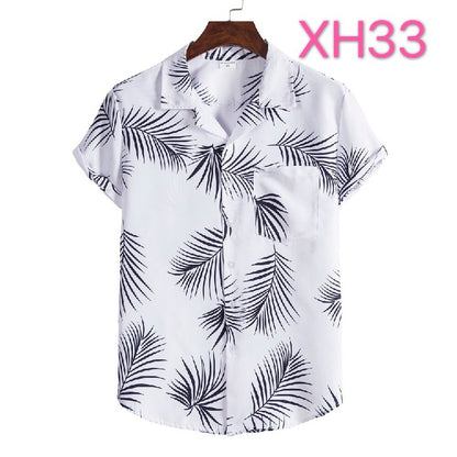 Men's Casual Beach Clothing Shirt Hawaiian Beach Style Suit Collar Short Sleeve durable, portable, adjustable, Jar Sealer, rechargeable