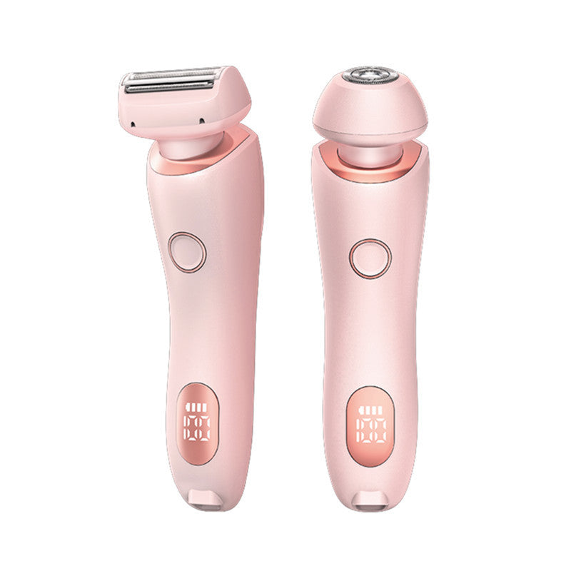 Women's Double-Head Electric Shaver: Pubic Hair Trimmer, Body Hair Removal