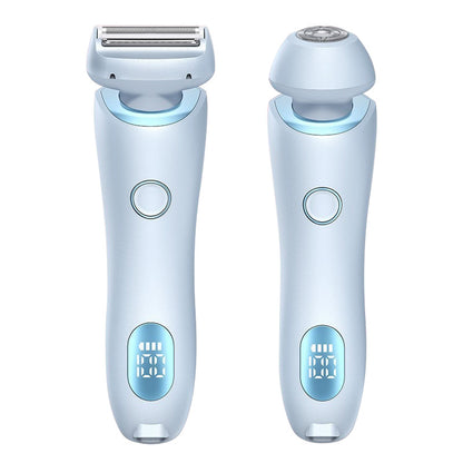 Women's Double-Head Electric Shaver: Pubic Hair Trimmer, Body Hair Removal