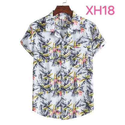 Men's Casual Beach Clothing Shirt Hawaiian Beach Style Suit Collar Short Sleeve durable, portable, adjustable, Jar Sealer, rechargeable