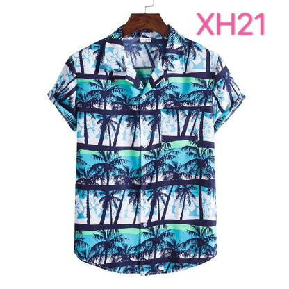 Men's Casual Beach Clothing Shirt Hawaiian Beach Style Suit Collar Short Sleeve durable, portable, adjustable, Jar Sealer, rechargeable