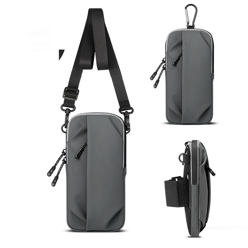 Running mobile phone arm bag for men and women, single shoulder diagonal cross bag, wrist bag, fitness sports travel equipment - https://sammyskfootball.com