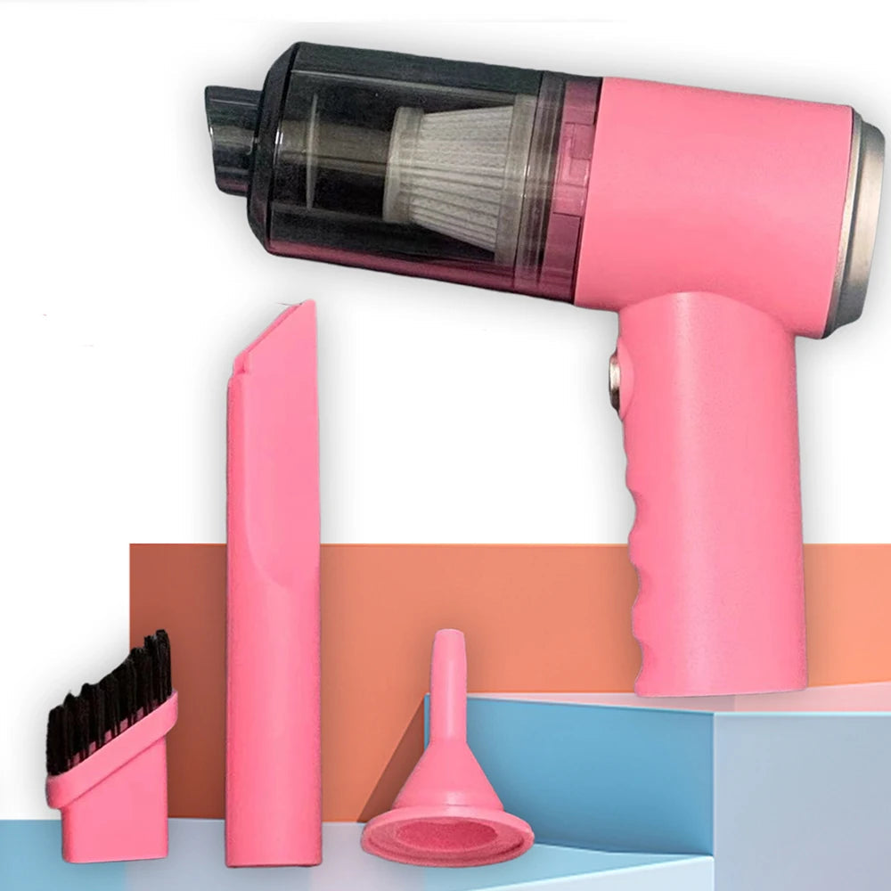 3 In 1 Integrated Suction And Blowing Vacuum Combination Vacuum Cleaner USB Charging Small Car Household Vacuum Cleaner Shop1102794162 Store