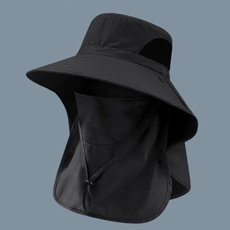 UV Protection Sun Hat with Neck Flap for Outdoor Adventure