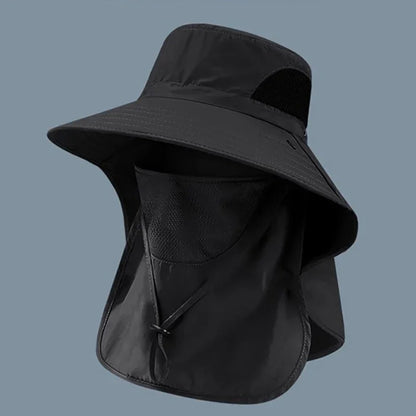 UV Protection Sun Hat with Neck Flap for Outdoor Adventure