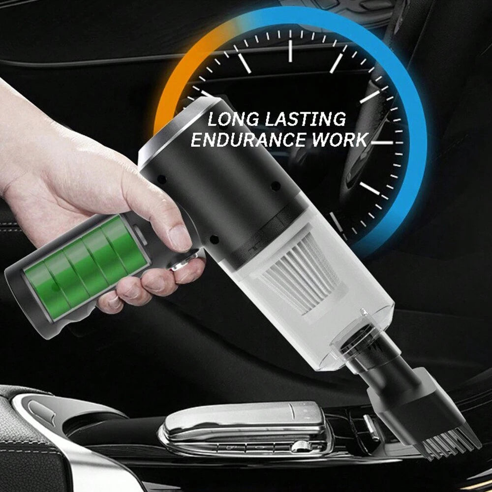 3 In 1 Integrated Suction And Blowing Vacuum Combination Vacuum Cleaner USB Charging Small Car Household Vacuum Cleaner Shop1102794162 Store