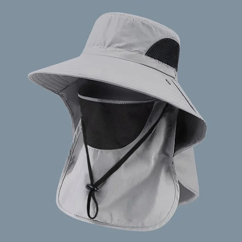 UV Protection Sun Hat with Neck Flap for Outdoor Adventure