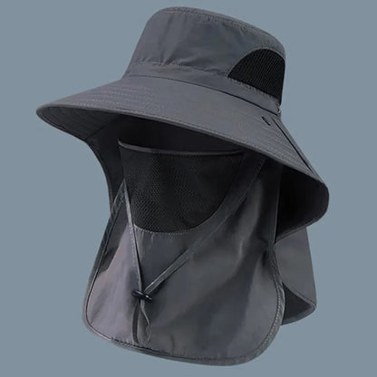UV Protection Sun Hat with Neck Flap for Outdoor Adventure