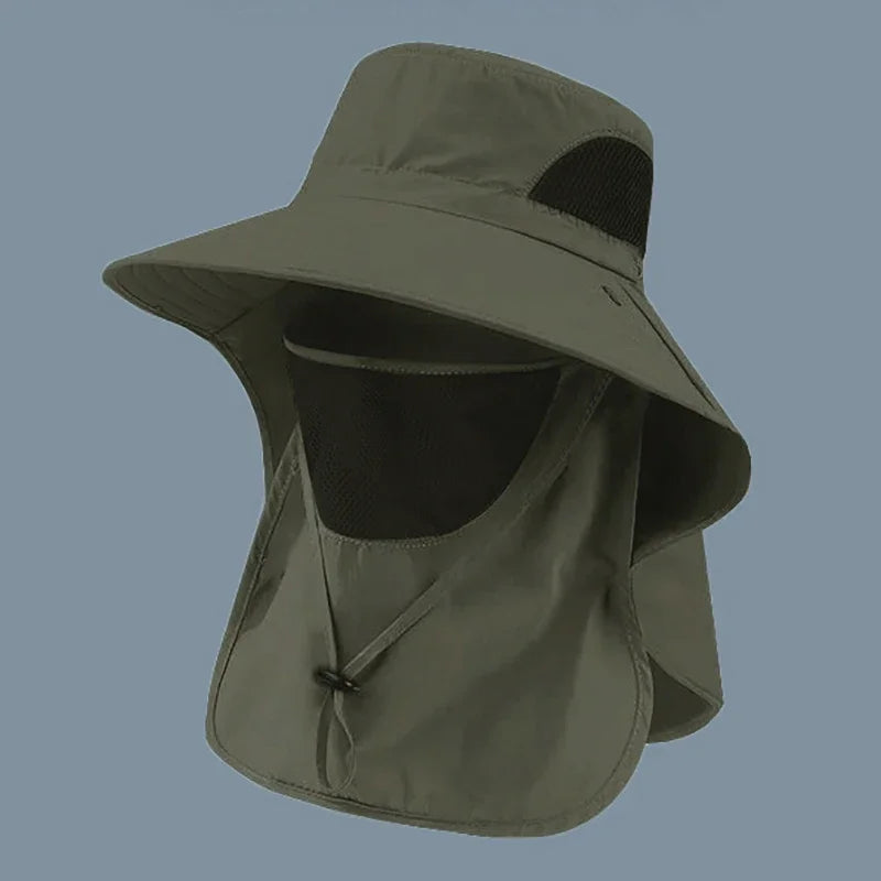 UV Protection Sun Hat with Neck Flap for Outdoor Adventure