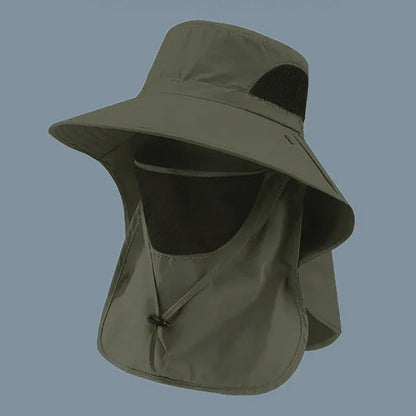 UV Protection Sun Hat with Neck Flap for Outdoor Adventure