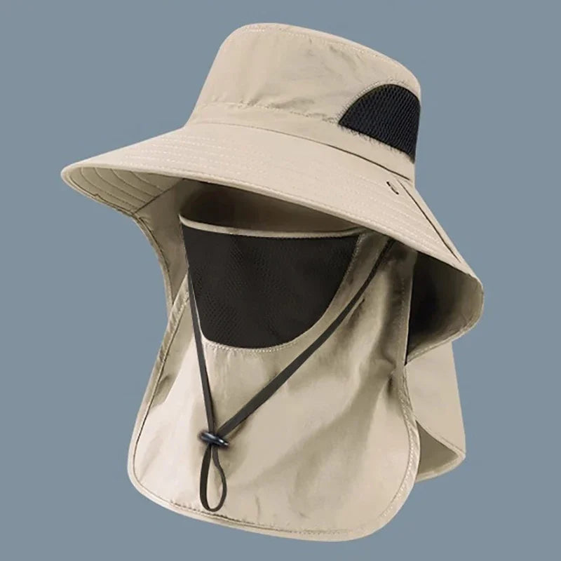 UV Protection Sun Hat with Neck Flap for Outdoor Adventure