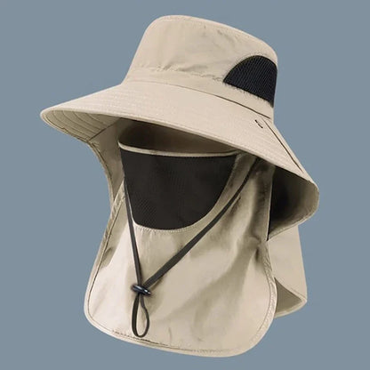 UV Protection Sun Hat with Neck Flap for Outdoor Adventure