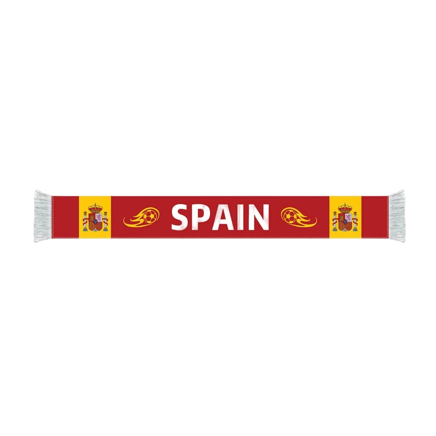 Spain National Football Team Fan Scarf for Cheering and Support