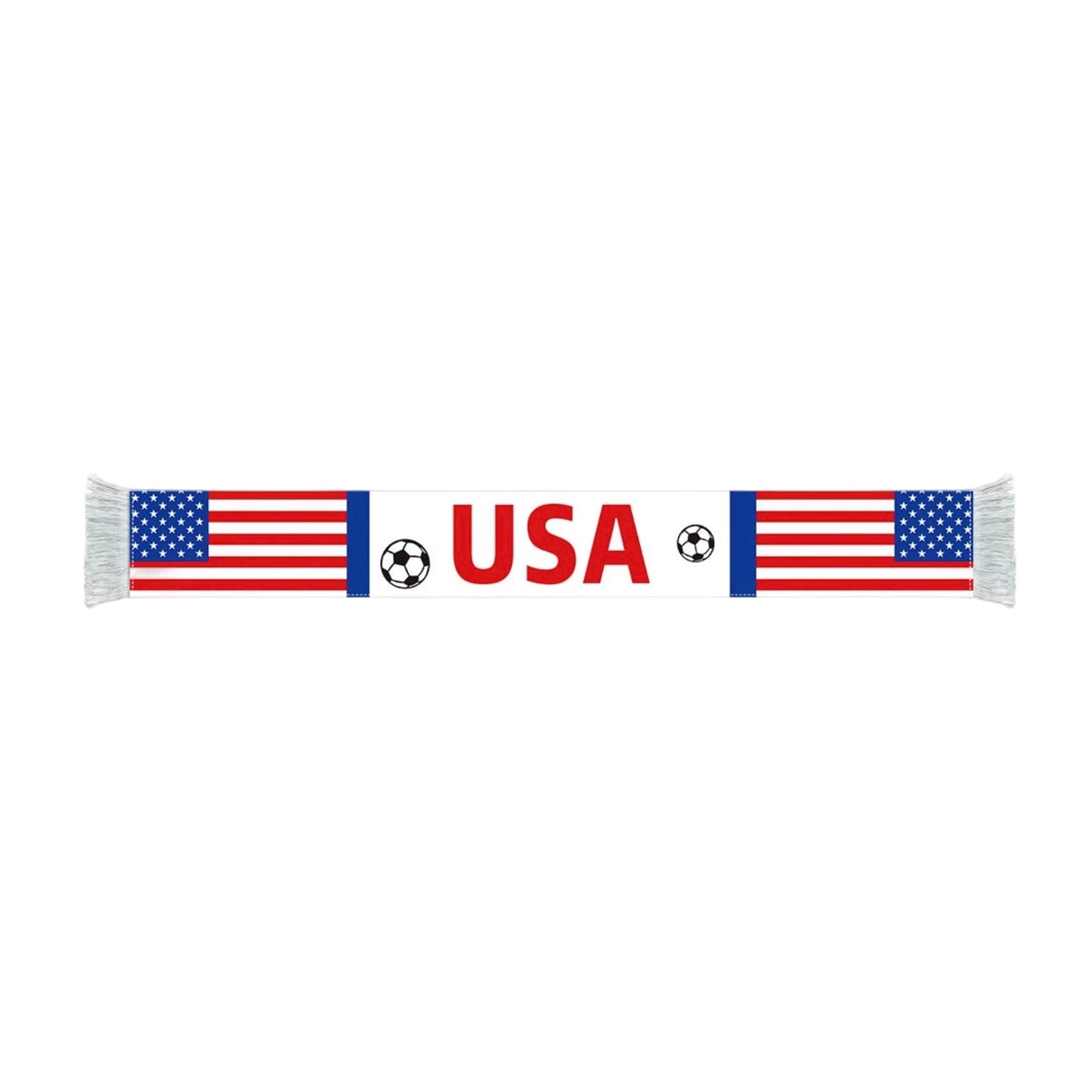 USA National Football Team Fan Scarf for Cheering and Support