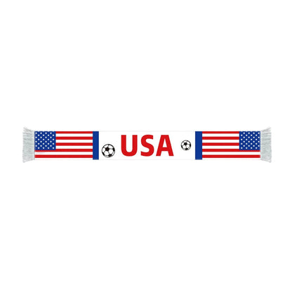 USA National Football Team Fan Scarf for Cheering and Support