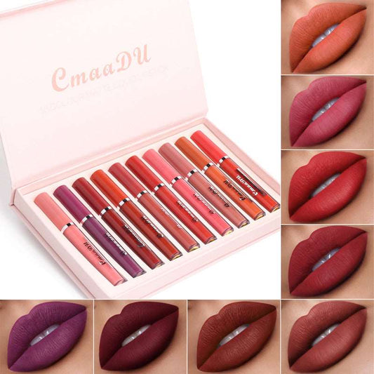 Women's Non-stick Cup Waterproof Matte Lipstick - https://sammyskfootball.com
