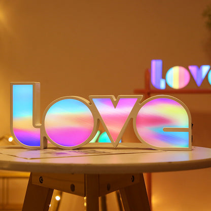 Valentine's Day Decor: LED LOVE Light | Unique Gift for Girlfriend, Birthday & Wedding Celebrations 2025