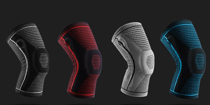 Knee Pad Support with Silicone Spring Stabilizer – Sports Patella Protector