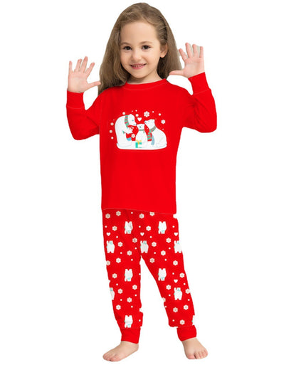 Christmas Family Pajamas Matching Outfit Sets Christmas Sleepwear Parent-Child Pjs For Christmas Holiday Xmas Party - https://sammyskfootball.com