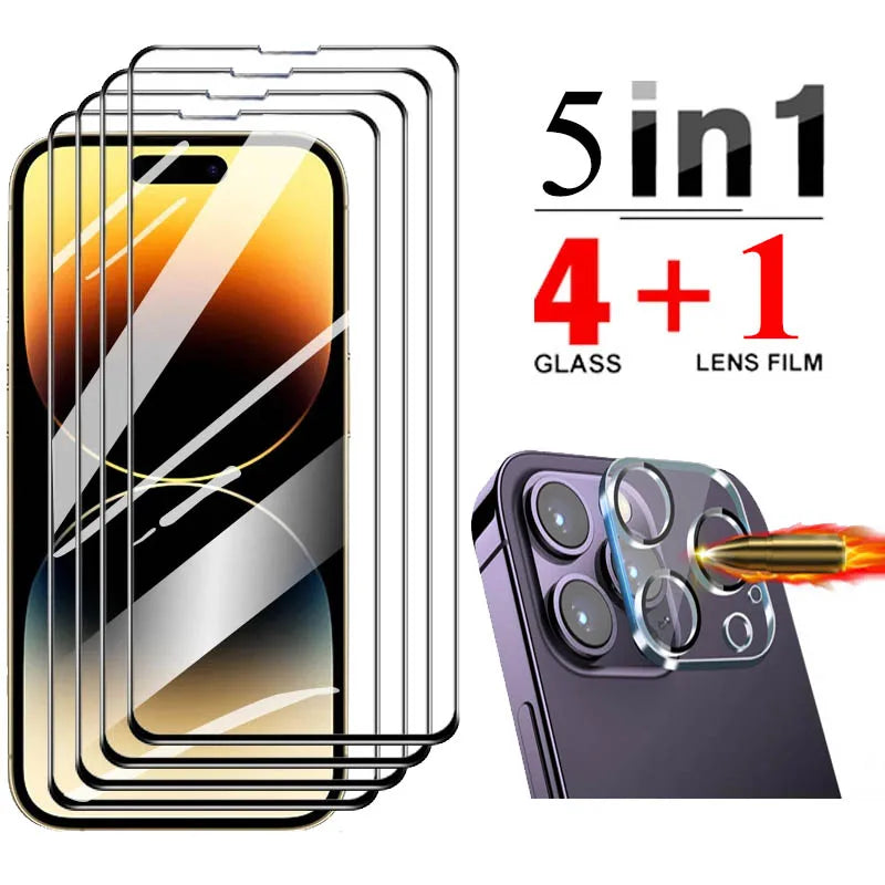 Tempered Glass Screen Protector for iphone 15 16 iPhone 14 pro Protector iphone 13 12 Pro max Camera protectors iphone 16 pro Glass Film iphone 15 pro glass protector For apple iphone 14 pro max accessories - https://sammyskfootball.com