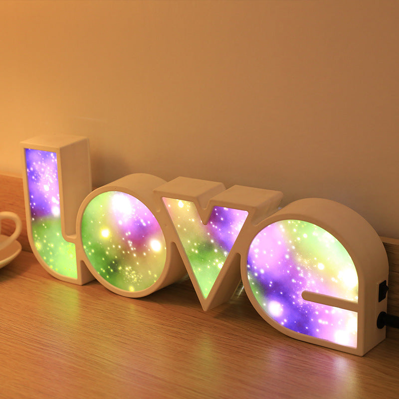 Valentine's Day Decor: LED LOVE Light | Unique Gift for Girlfriend, Birthday & Wedding Celebrations