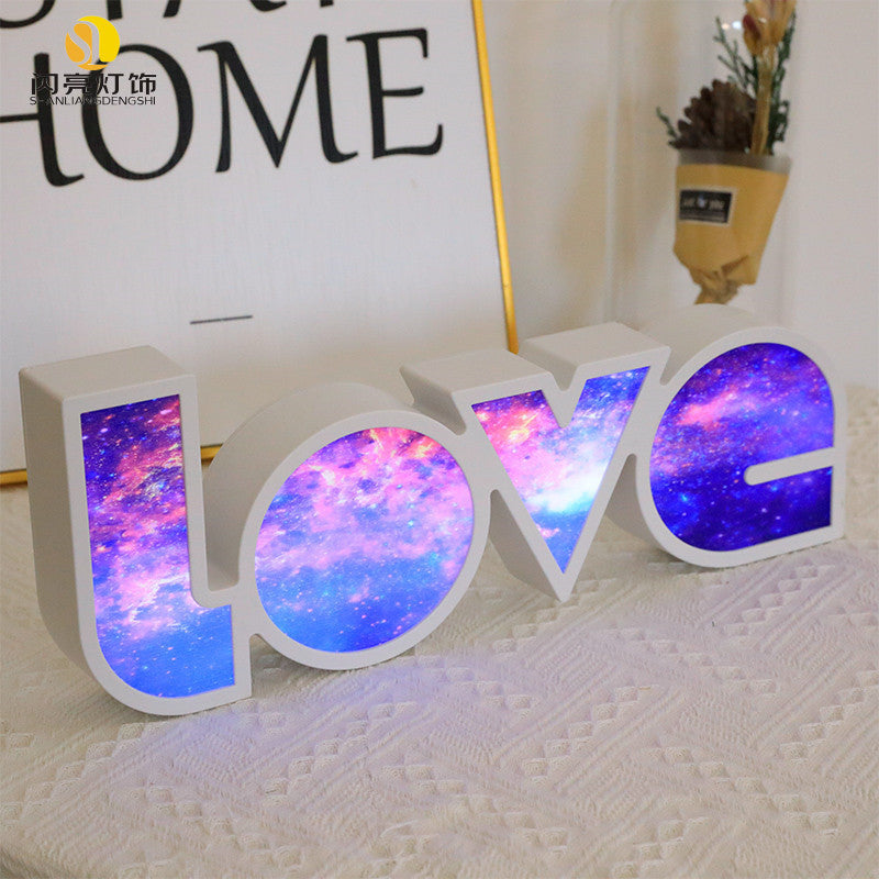 Valentine's Day Decor: LED LOVE Light | Unique Gift for Girlfriend, Birthday & Wedding Celebrations