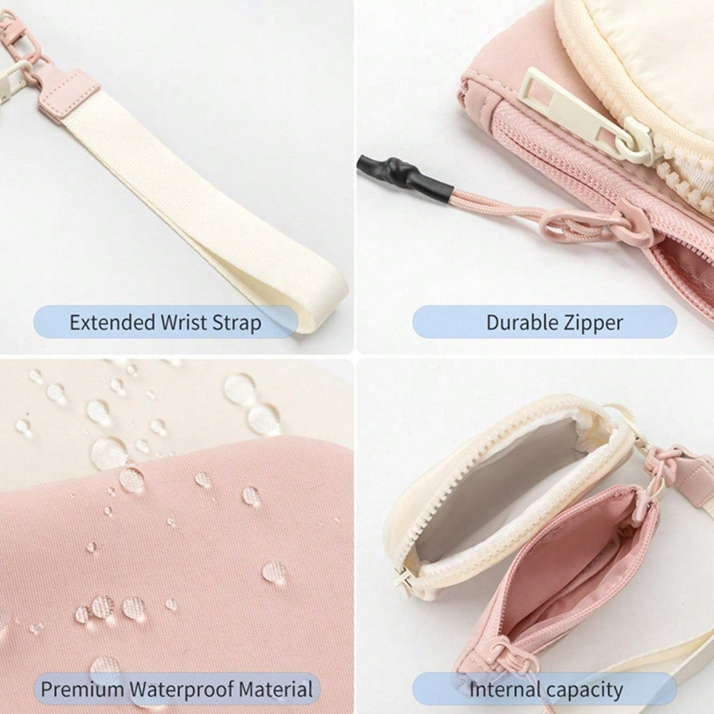 Keychain Wallet Wristlet Wallets For Women Men Mini Zip Dual Pouch Wristlet https://sammyskfootball.com