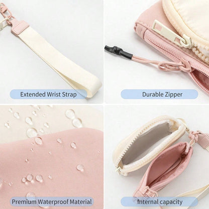 Keychain Wallet Wristlet Wallets For Women Men Mini Zip Dual Pouch Wristlet https://sammyskfootball.com