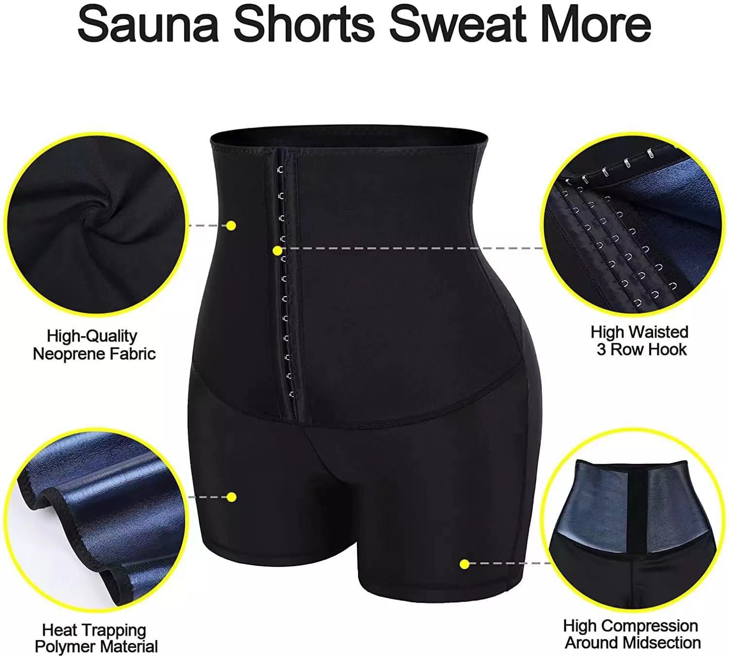 Thermo Sauna Shapewear Leggings – Slimming Waist Trainer Workout Pants