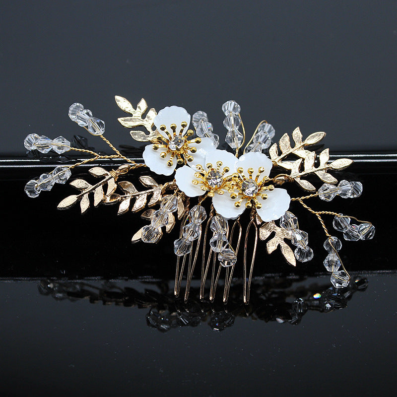 Bridal Hair Accessories Crystal Headdress – Floral Bridal Hair Comb, Vintage Wedding Hairpiece, Bride Hair Clip, Wedding Headpiece, Boho Hair Vine https://sammyskfootball.com