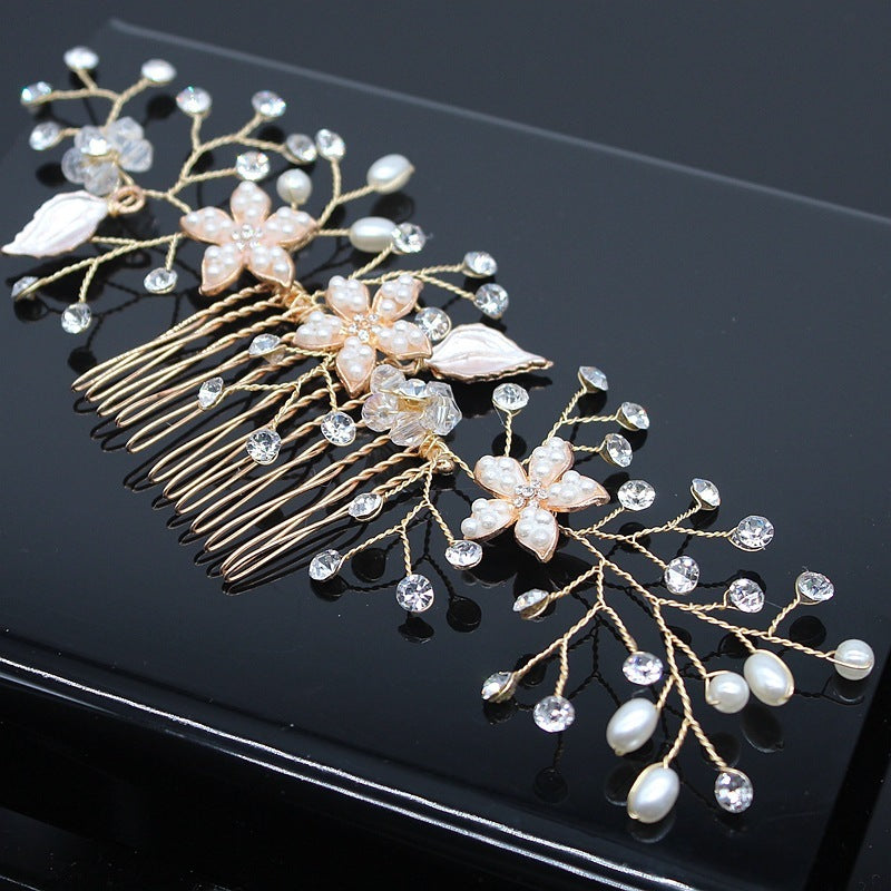 Bridal Hair Accessories Crystal Headdress – Floral Bridal Hair Comb, Vintage Wedding Hairpiece, Bride Hair Clip, Wedding Headpiece, Boho Hair Vine https://sammyskfootball.com