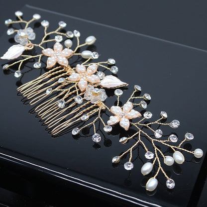 Bridal Hair Accessories Crystal Headdress – Floral Bridal Hair Comb, Vintage Wedding Hairpiece, Bride Hair Clip, Wedding Headpiece, Boho Hair Vine https://sammyskfootball.com