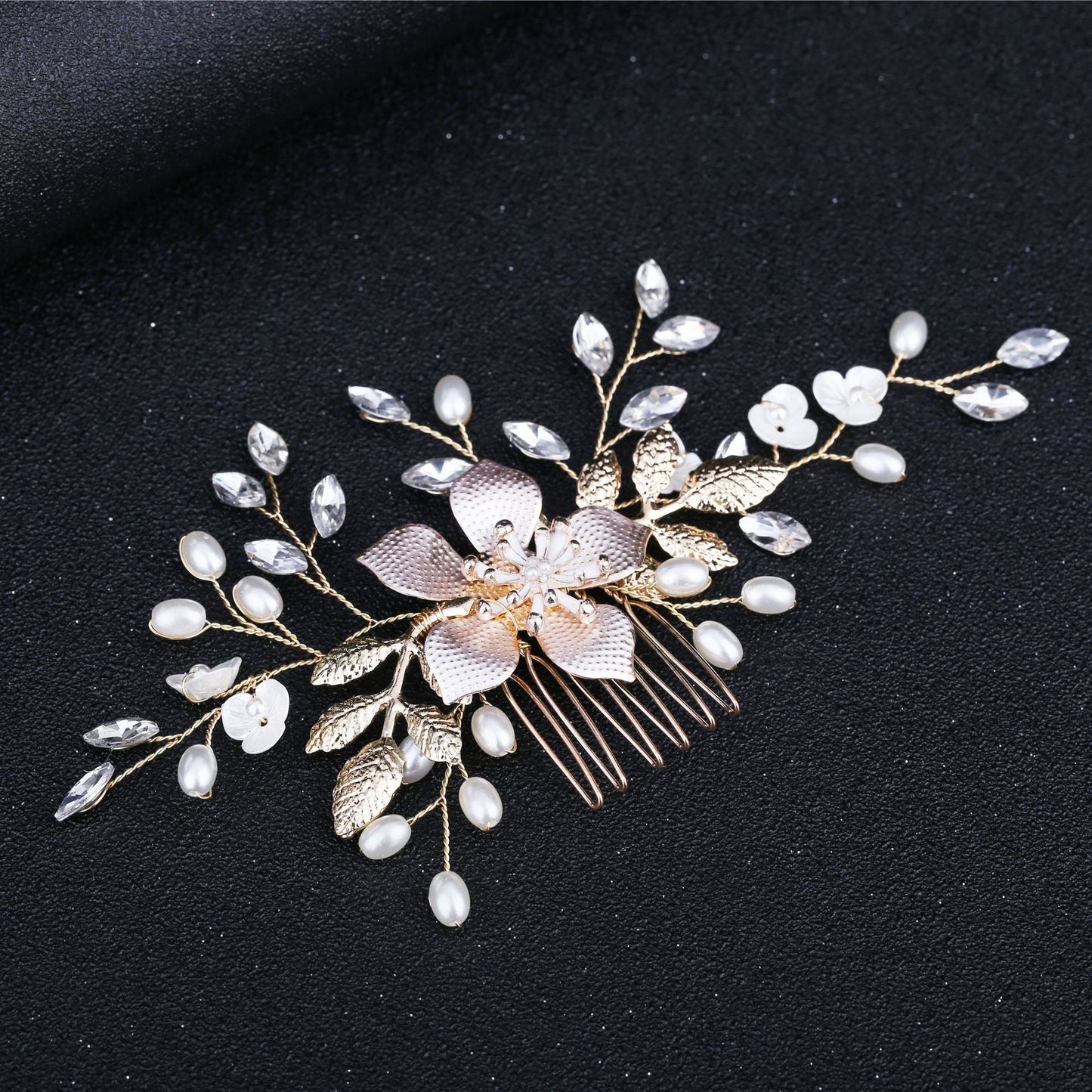 Bridal Hair Accessories Crystal Headdress – Floral Bridal Hair Comb, Vintage Wedding Hairpiece, Bride Hair Clip, Wedding Headpiece, Boho Hair Vine https://sammyskfootball.com